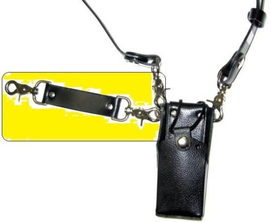 Leather Cases KAA0413T Leather Tether with clips (highlighted in yellow)