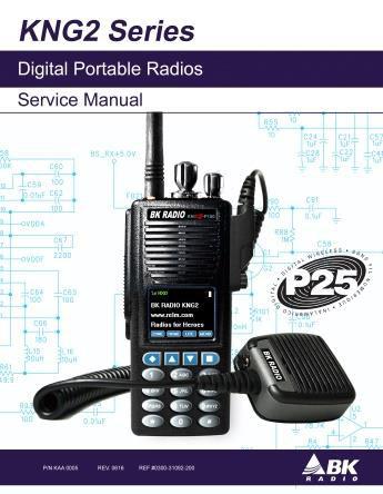 Printed Copy KAA0001CD KNG-P (5000 Channel) Portable Radio Service Manual - CD KAA0005 KNG2-Pxxx (5000 Channel) Portable Radio