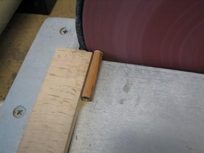 X-acto knife and shorten it on the disk sander.
