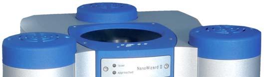 In this chapter is some specific information that is only relevant to the NanoWizard I AFM system NanoWizard I AFM head NanoWizard II AFM head 11.