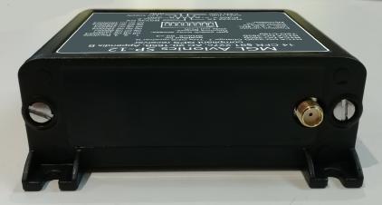 The SP-12 provides a SMA type antenna port at the rear of the SP-12 housing. The SP-12 is designed to support only active GPS antennas that have a supply voltage range from 3.0 to 3.3V DC.