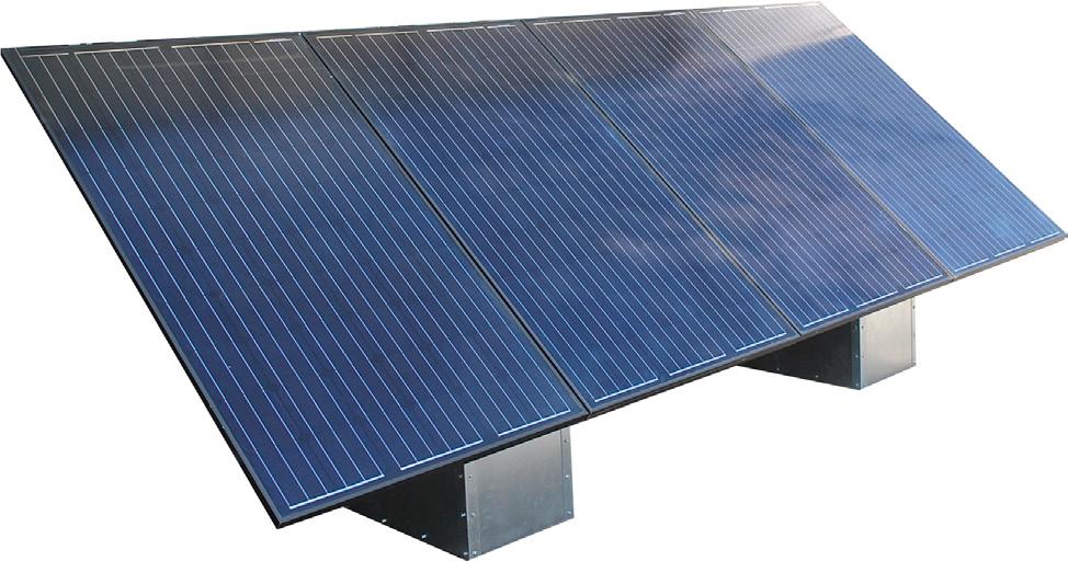 System Description Ground Integration of PV modules, ideal for self-consumption The GSE Ground System allows ground mounting of all framed