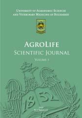 Management, Economic Engineering in Agriculture and Rural Development Series 8 AgroLife Scientific Journal 4 isssues per year, peerreviewed, open access journal Biannual, multidisciplinar y peer