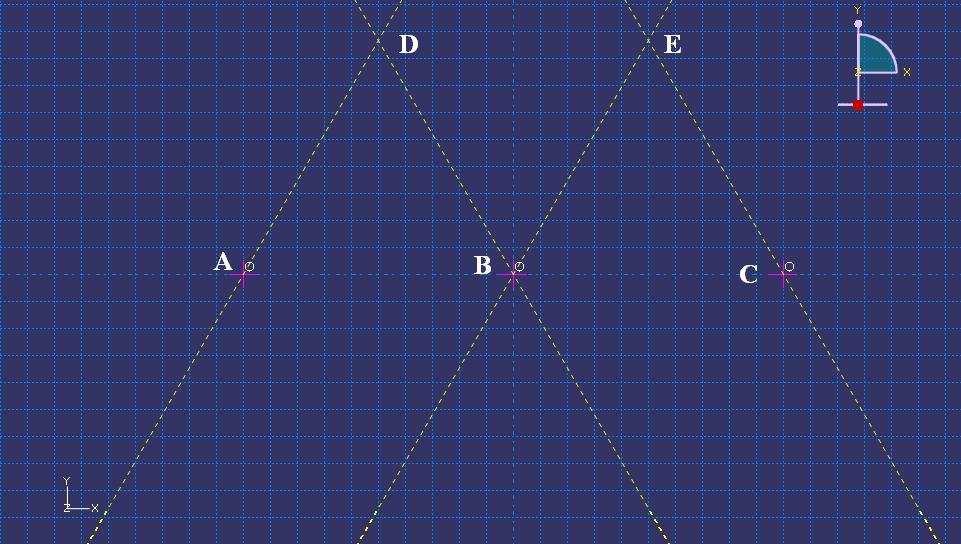 Chương 1 Mở đầu hoặc nhập tọa độ X, Y), nhập tọa độ X, Y (-1, 0) như hình 1.57, màn hình đồ họa xuất hiện vị trí điểm vừa nhập tọa độ (vị trí dấu + trên màn hình).