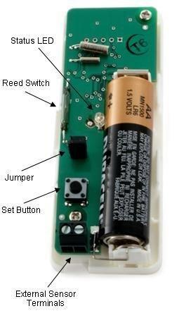 INSTALLATION TriggerLinc Hardware Reed Switch Used by TriggerLinc to detect whether the included magnet is within ½ inch of the main case: Reed switch is in the closed state when the magnet is inside
