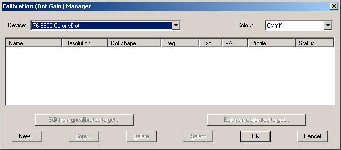import. 7.5 Entering Measurement Data From the Navigator Menu Bar select Output > Calibration Manager. Fig. 7.6 Calibration Manager In the Device list box select the device that you are calibrating.
