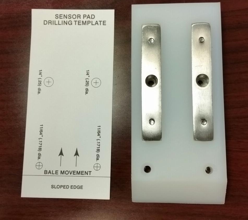 BHT2 Mounting Instructions For Case RB455 (Round Baler ) General: These instructions address the question of where to mount the BHT2 baler mounted moisture tester sensor pads on the RB455 series