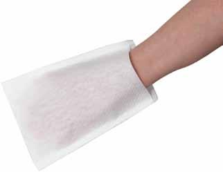 SELEFA Patient hygiene & care Washglove REF 21101 Unsterile, airlaid paper White Size: 16 x 22 cm Pcs/carton: