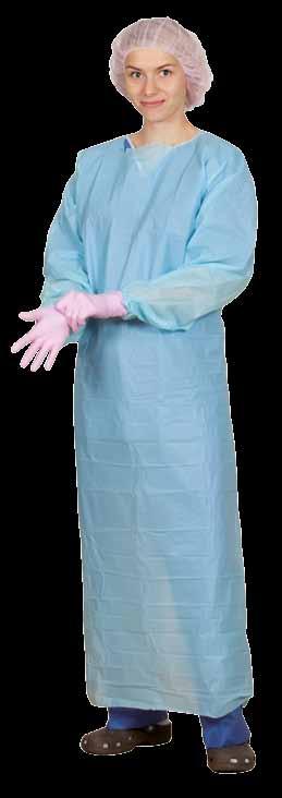 SELEFA Protective apparel Comfortably in control with SELEFA aprons Disposable aprons made of fluid resistant polyethylene are an important part of infection control strategy.