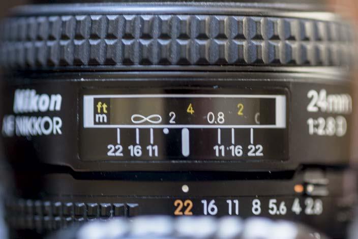 It is very difficult to manually set the exact hyperfocal distance, because you either have to measure the distance from the subject to the camera or you need to use the distance scale on the lens