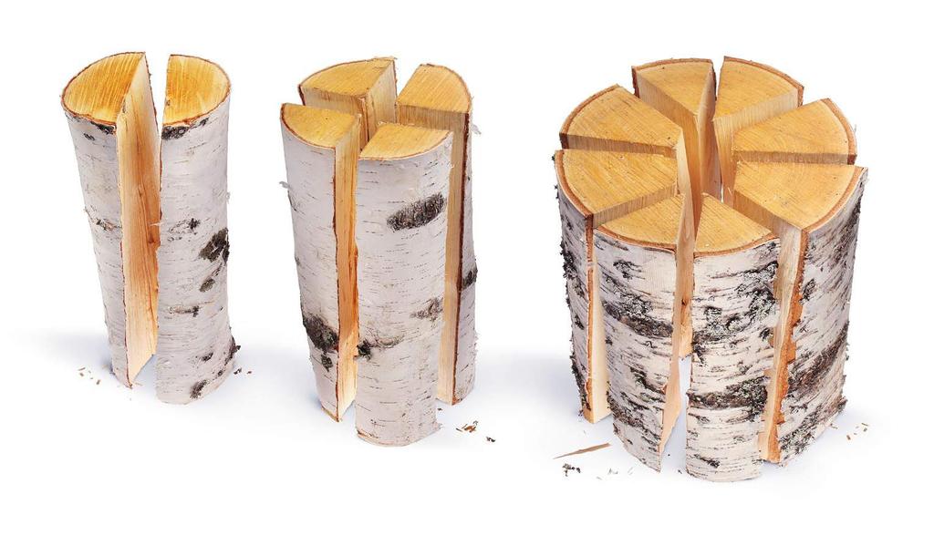 FIREWOOD PROCESSORS Maximise the value of your timber The anatomy of firewood Firewood is usually made from round timber split and cut to a particular length.