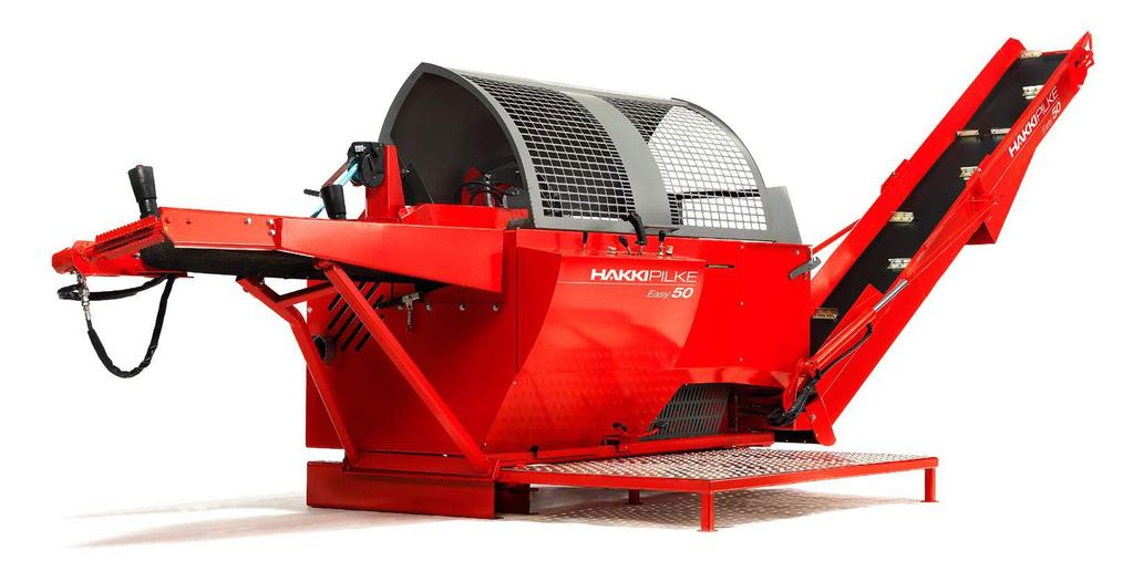 Easy 50 HakkiPilke Easy 50 (Firewood Factory) This superior, professional machine showcases the expertise and pioneering status of