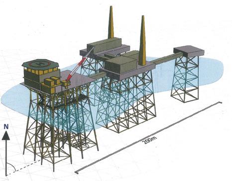 INTRODUCTION The jacket complex under investigation is located in the North Sea at a water depth of 35 m and consists of 5 uncoated jacket-based platforms, a subsea valve station and 8 subsea