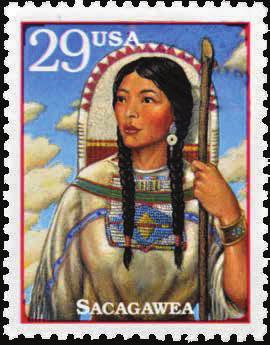 8 Later that year, the explorers came to Shoshone territory. Sacagawea helped them find a route through the mountains.