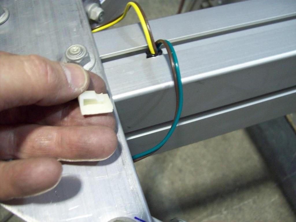 Insert harness into the top channel of each