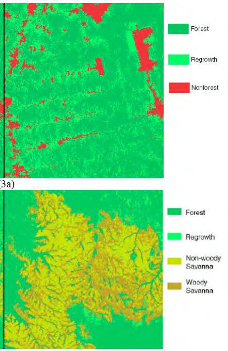 Example: Landcover Classification Brazil JERS-1 L-band 100 meter resolution