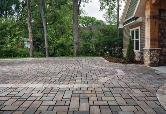 PERMEABLE PAVERS Eco Dublin APPLICATIONS Actual size & color may vary. Check with your local provider for availability and pricing.