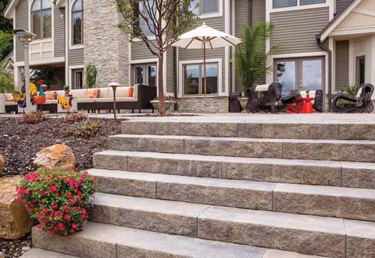COPING, STEPS & EDGERS Granika Step APPLICATIONS Actual size & color may vary. Check with your local provider for availability and pricing.