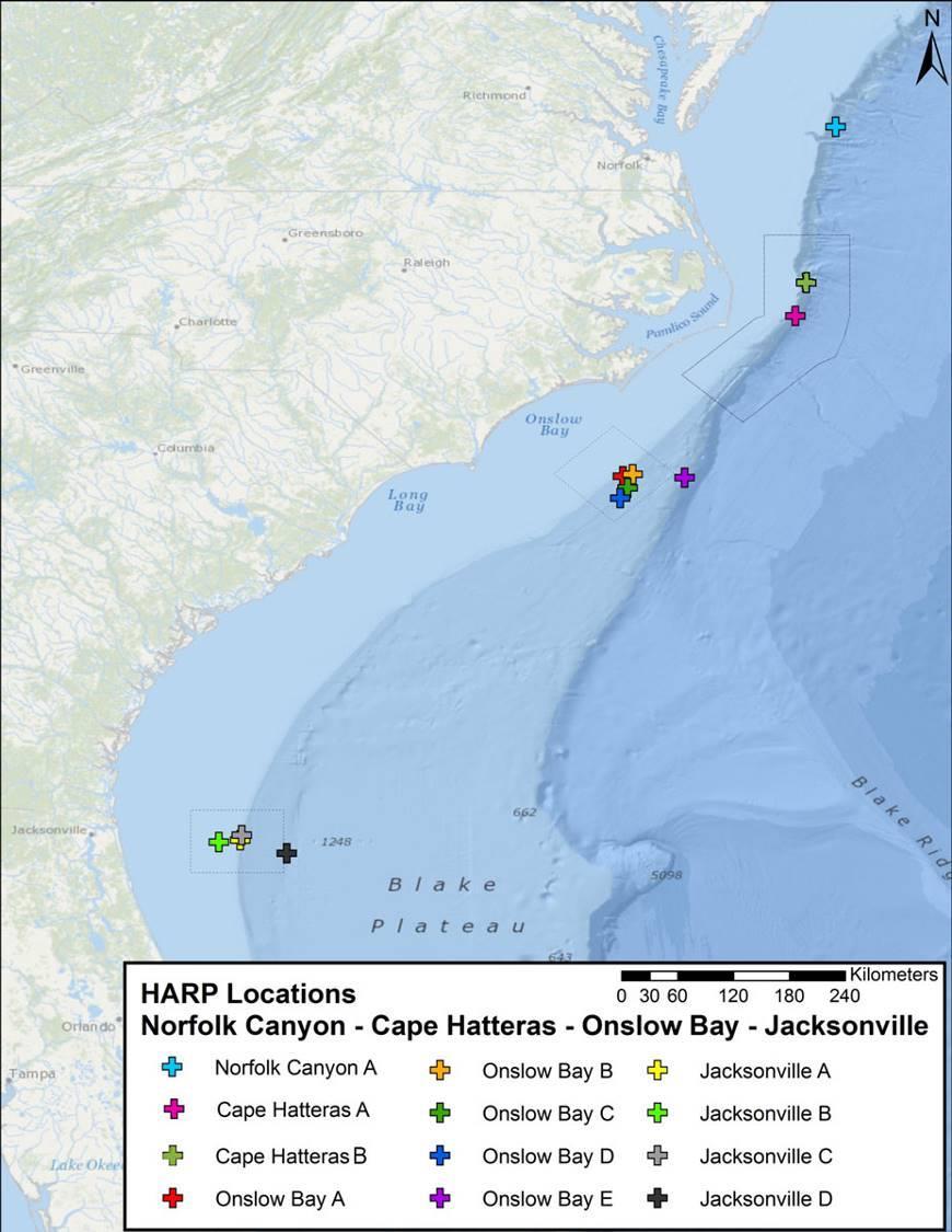 Introduction and Background In 2007 Scripps Institution of Oceanography, in collaboration with Duke University, initiated a passive acoustic monitoring effort offshore of the northeast United States,