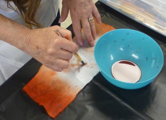 Small bowls allow for fabric to be carefully submerged in dye, or they allow for dye to be applied onto fabric with a paintbrush. 4.