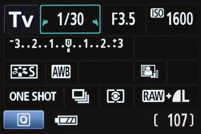 S or Tv - Shutter Priority Mode to blur or not to blur Shutter Priority mode allows you to select the shutter speed while the camera selects the aperture.