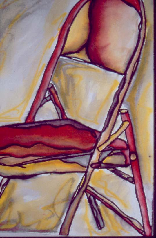 #17 Title: Contour Drawing of a Chair