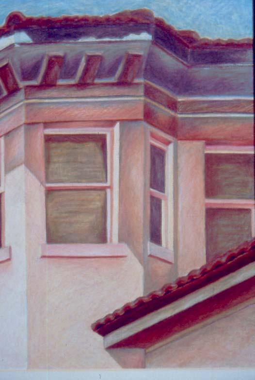 #87 Title: Architectural Detail in Acrylic