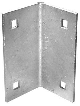 Angle Brackets/Clips Use this heavy-duty angle for all cross supports.