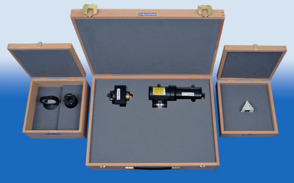 TRIOPTICS can also provide one or more certified reference prisms for the traceable calibration of the instrument.
