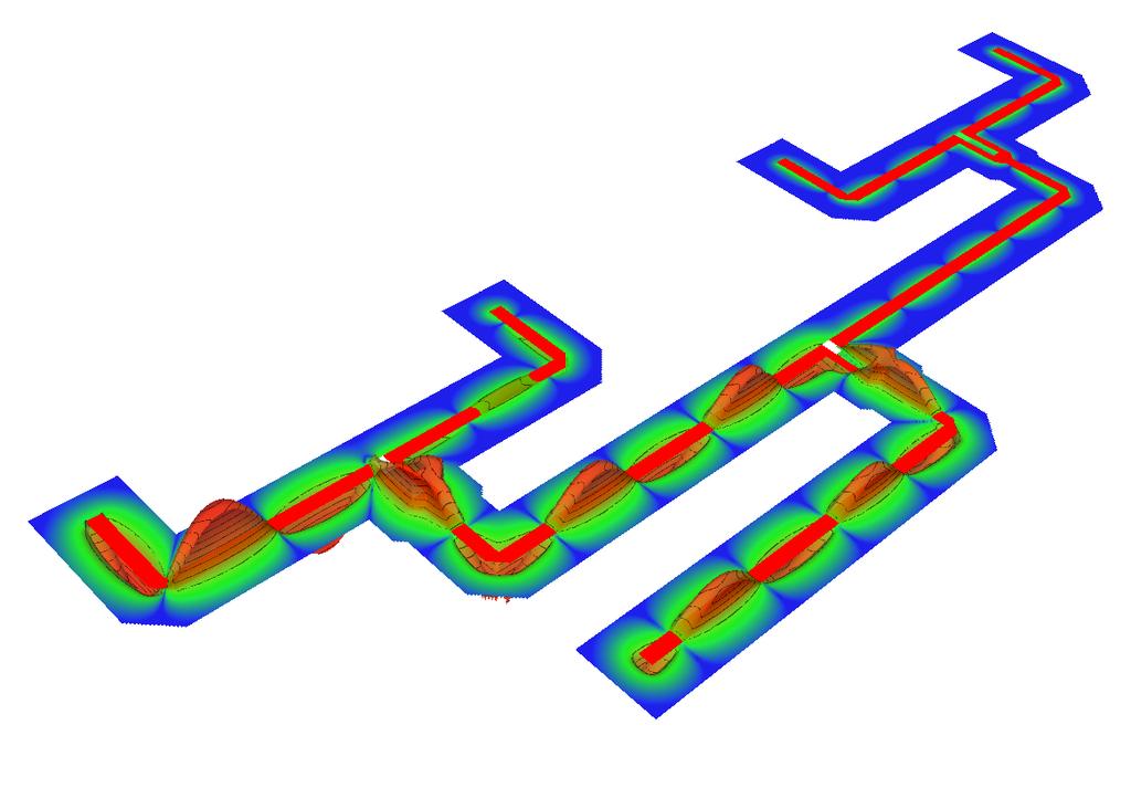 Conductors with real thickness and ohmic losses are analyzed as well as dielectric layers with a given tangent delta.