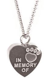 ALWAYS HEART (3 lines, 10 char per line) Paw print, text or photo CAH-1001 HEART
