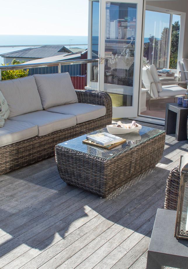 WICKER COLLECTION The wicker collection offers mix and match dining, lounging and casual seating.