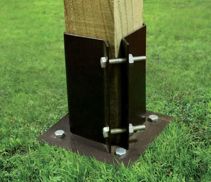 fence post supports BOLT GRIP POST SUPPORTS NO.