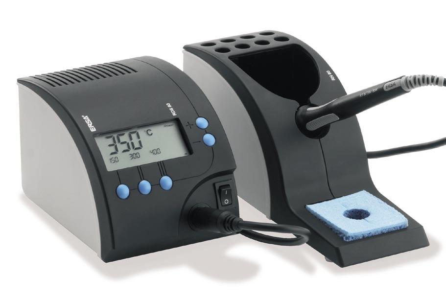ERSA RDS 80 Soldering Station The ERSA RDS 80 digital soldering station offers ERSA RESISTRONIC temperature control, tried and proven for many years and now with 80 W heating power.