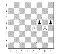 INTEGERS: ELECTRONIC JOURNAL OF COMBINATORIAL NUMBER THEORY 5 (2005), #G06 10 Figure 9: *2 position in capture-only chess If it is white s turn, there are three options.