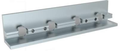 HR150 Rail Splice Kit Attaching to 1/4 rail slot K10236-001 K10236-BK1 HR150 Rail Splice Kit, 1/4 Inch Slot, Clear HR150 Rail Splice