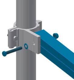 A heavy duty beam allows longer spans, which reduces the number of posts.