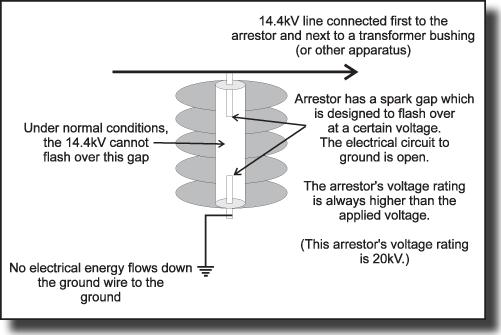 10 STUDENT TRAINING MANUAL Lesson 4: Function of a Lightning Arrestor Learning Objective:Describe the function of a lightning arrestor.