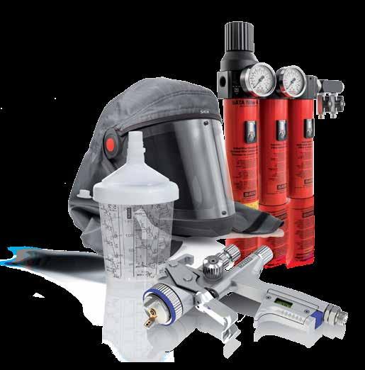 SATA offer suitable solutions to apply all of these materials, whether it be manual spray guns or automatic as well as robotic spray guns.