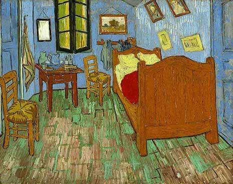 by Van Gogh himself The Lichtenstein image uses pattern and the Van Gogh image uses texture.