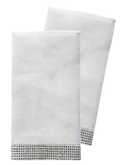 Luminous Collection Monogram Hand Towel