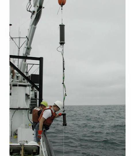 FIGURE 4. Deployment of the telesonar testbed (left).