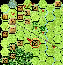 Right click any adjacent location. If able, the 7th Tennessee will move one hex. The Status Bar will tell you why if not. (Note: Did the enemy fire at you?