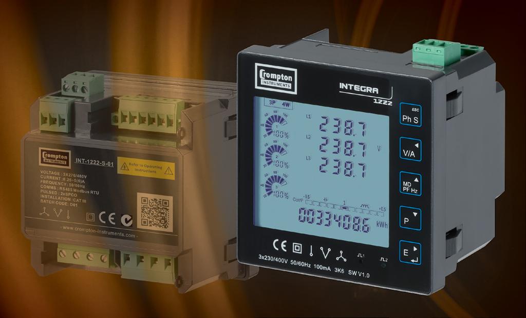 CROMPTON INSTRUMENTS INTEGRA 1222 DIGITAL METERING SYSTEM The Crompton Instruments INTEGRA 1222 digital metering system (dms) from TE Connectivity enables cost effective solution for the measurement