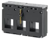 3-in-1 current transformers can be directly installed next to a three-phase moulded case circuit breaker,