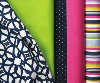 Sunbrella fabrics are durable and easy to clean High performance, UV stabalized pigments are added during the production of fade-resistant Sunbrella fiber, giving Sunbrella yarn and fabric color