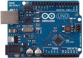 Arduino has 14 digital input/output pins (6 of which can be used as PWM outputs), 6 analog inputs, a 16MHz crystal oscillator,a USB connection, a power jack, an ICSP header, and a reset button.