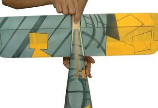 to the top and bottom of the horizontal stabilizer.