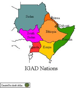 IGAD I. BACKGROUND Established in 1986 and revitalized in 1996 (just celebrated its 30 th Anniversary in in January 2016); 1. Djibou) (1986) 2. Eritrea (1993) 3.