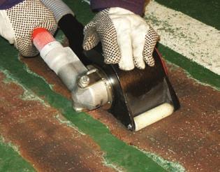 4 Ideal alternative to small-area shot blasting Available with 3M's Rotopeen 'C' flaps, star cutters and beam cutters Hand-Held Scaling Hammers (Pneumatic